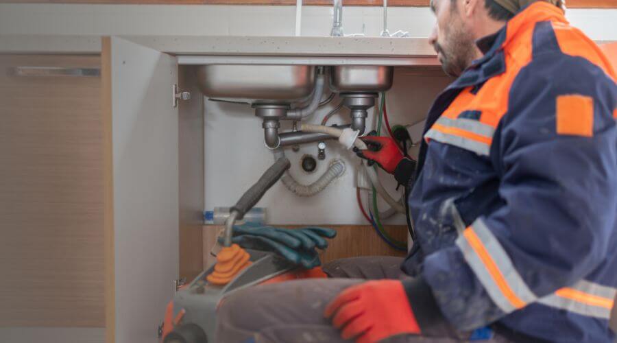 Professional slab leak plumber services in Hye, TX
